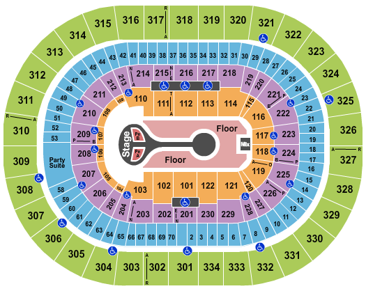Moda Center Benson Boone Seating Chart